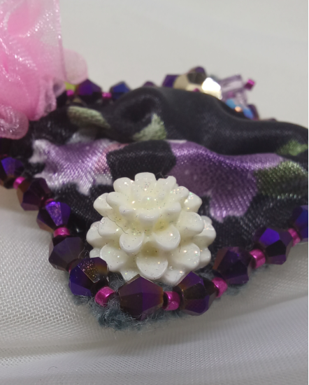 Šité dizajnové náušnice "Sen Jordánska"